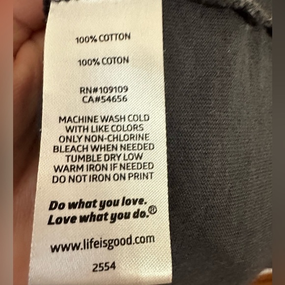 Life Is Good Charcoal Crusher Tee Mama Bear size XXL - Picture 6 of 7